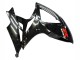 2006-2007 Suzuki GSXR 600 / GSXR 750 Motorcycle Fairings - Glossy Black Silver Red UK