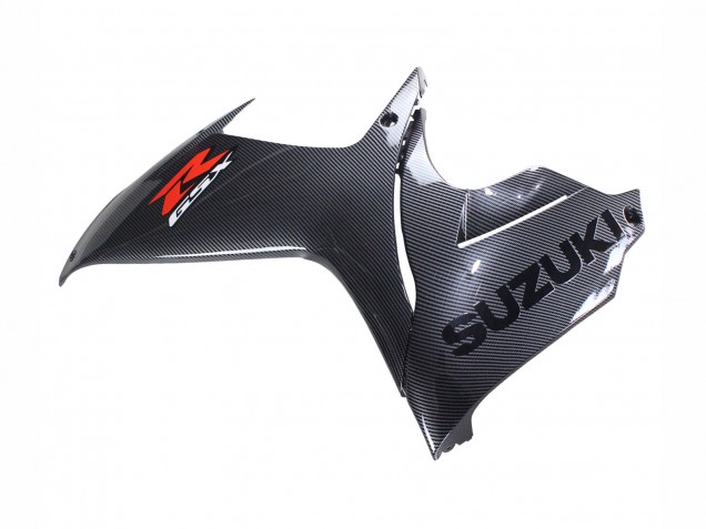 2011-2024 Suzuki GSXR 600 / GSXR 750 Motorcycle Fairings - Black Carbon Fiber Red UK