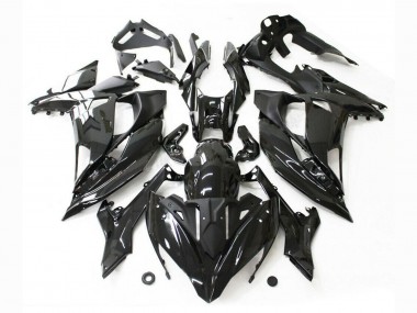 Custom 2017-2019 Kawasaki Ninja 650 EX650 Motorcycle Fairings - Glossy Black UK