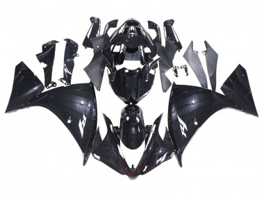 Custom 2012-2014 Yamaha YZF 1000 R1 Motorcycle Fairings - Glossy Black UK