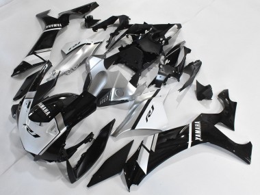 Custom 2020-2025 Yamaha YZF 1000 R1 Motorcycle Fairings - Silver White Glossy Black UK
