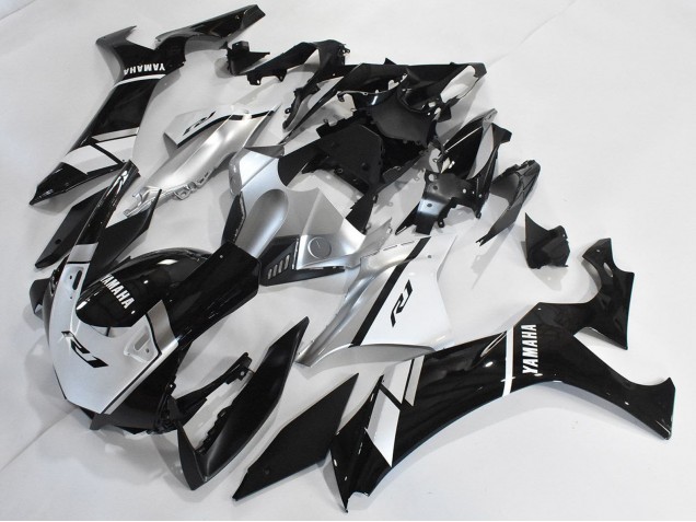 2020-2025 Yamaha YZF 1000 R1 Motorcycle Fairings - Silver White Glossy Black UK