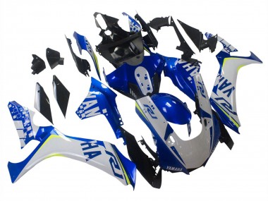 Custom 2020-2025 Yamaha YZF 1000 R1 Motorcycle Fairings - White Blue Neon Yellow Glossy Black UK