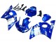 1998-2002 Yamaha YZF 600 R6 Motorcycle Fairings - Blue White UK