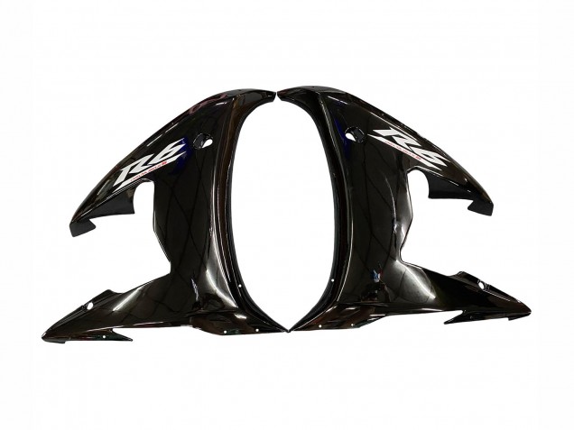 2006-2009 Yamaha YZF R6S Motorcycle Fairings - Glossy Black White Decals UK