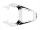 2003-2004 Yamaha YZF R6 Motorcycle Fairing - White Glossy Black UK