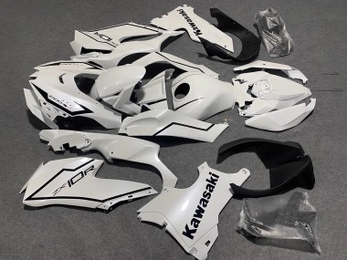 Custom 2021-2025 Kawasaki ZX10R Motorcycle Fairings - Pearl White Black UK