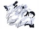 2021-2025 Kawasaki ZX10R Motorcycle Fairings - White Black UK