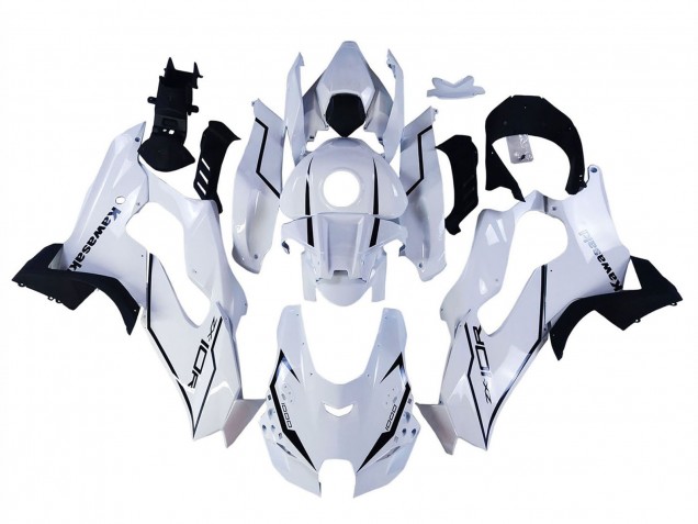 2021-2025 Kawasaki ZX10R Motorcycle Fairings - White Black UK