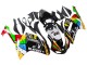 2007-2008 Kawasaki ZX6R Motorcycle Fairings - Colorful Playboy 223 UK