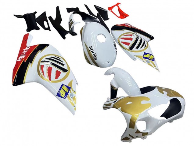 2000-2005 Aprilia RS125 Motorcycle Fairings - White Yellow Red UK