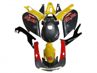 Custom 2000-2005 Aprilia RS125 Motorcycle Fairings - Black Yellow Red UK