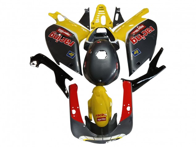 2000-2005 Aprilia RS125 Motorcycle Fairings - Black Yellow Red UK