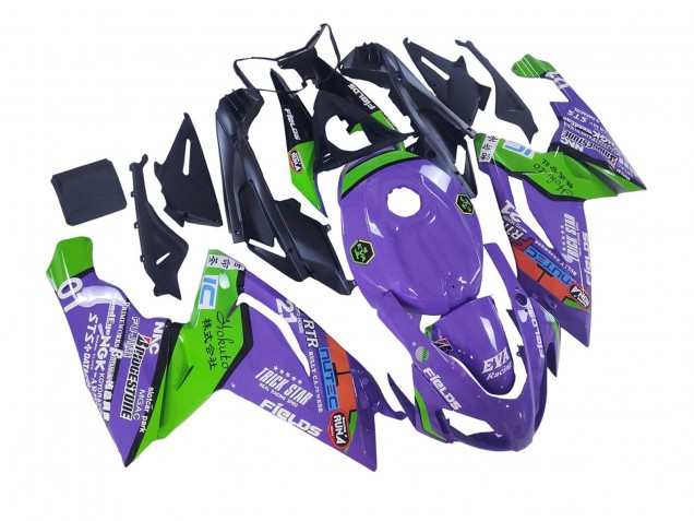 2006-2011 Aprilia RS125 Motorcycle Fairings - Purple Green Red UK