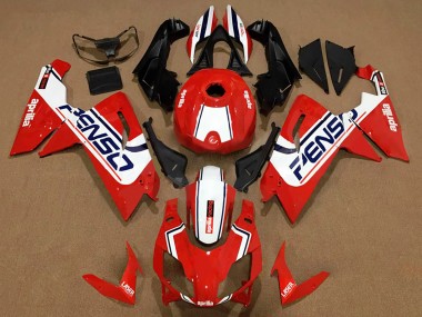 Custom 2006-2011 Aprilia RS125 Motorcycle Fairings - Red White UK