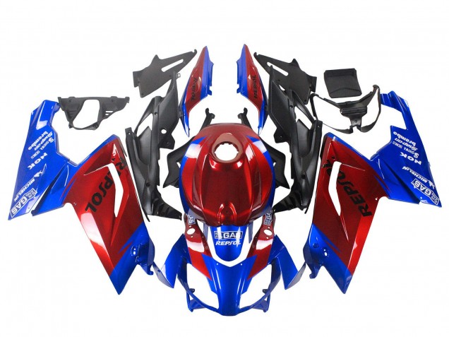 2006-2011 Aprilia RS125 Motorcycle Fairings - Blue Red UK