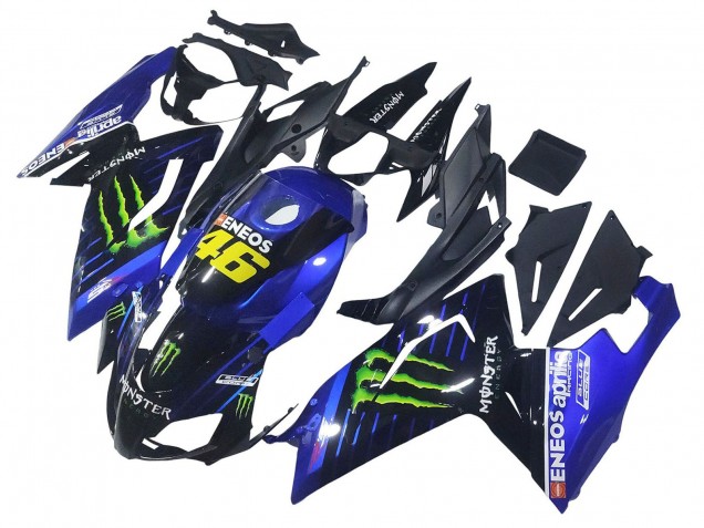 2006-2011 Aprilia RS125 Motorcycle Fairings - Blue Black Green Monster 46 UK