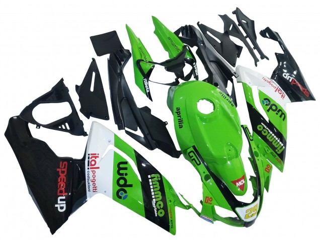 2006-2011 Aprilia RS125 Motorcycle Fairing - Green White Black UK