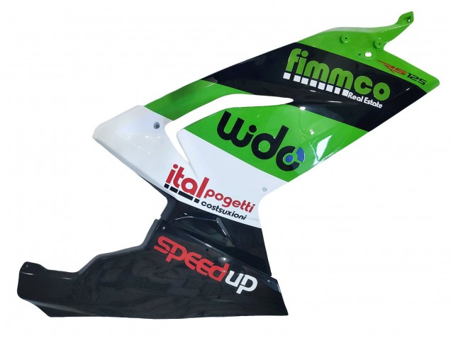 2006-2011 Aprilia RS125 Motorcycle Fairing - Green White Black UK
