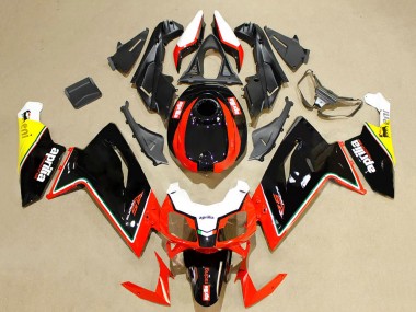 Custom 2006-2011 Aprilia RS125 Motorcycle Fairings - Red Black White Yellow UK