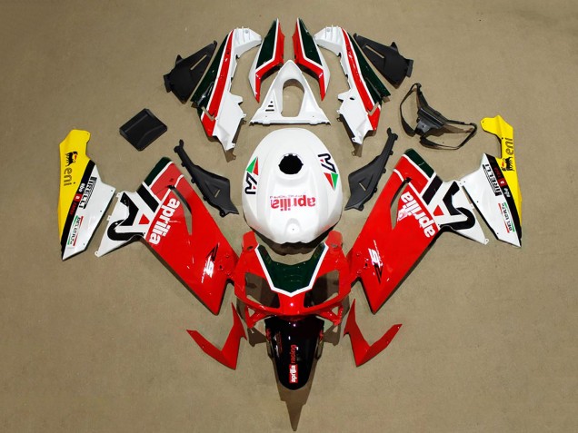 2006-2011 Aprilia RS125 Motorcycle Fairings - Red White Black Yellow UK
