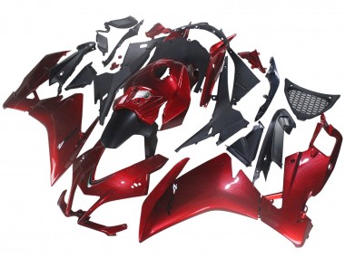 Custom 2012-2018 Aprilia RS4 50 125 Motorcycle Fairing - Red Matte Black UK