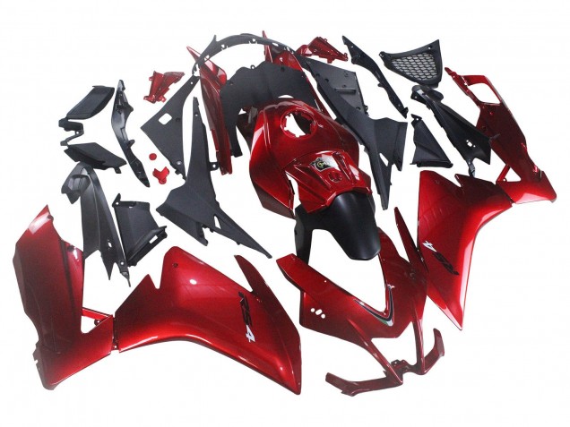 2012-2018 Aprilia RS4 50 125 Motorcycle Fairing - Red Matte Black UK