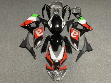 Custom 2012-2018 Aprilia RS4 50 125 Motorcycle Fairings - White Green Red Glossy Black UK
