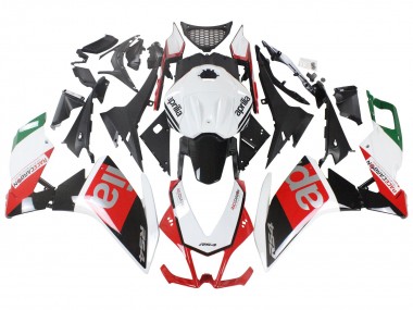 Custom 2012-2018 Aprilia RS4 50 125 Motorcycle Fairings - White Red Green Glossy Black UK