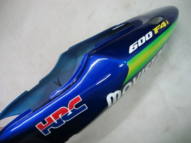2004-2007 Honda CBR600 F4i Motorcycle Fairings - Blue Yellow Green MoviStar UK