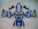 2004-2007 Honda CBR600 F4i Motorcycle Fairings - Blue Yellow Green MoviStar UK
