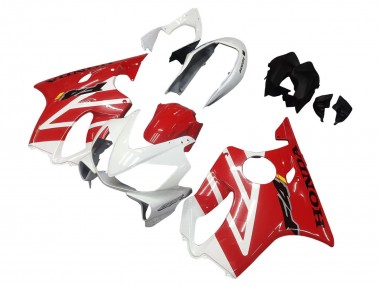 Custom 2004-2007 Honda CBR600 F4i Motorcycle Fairings - White Red UK