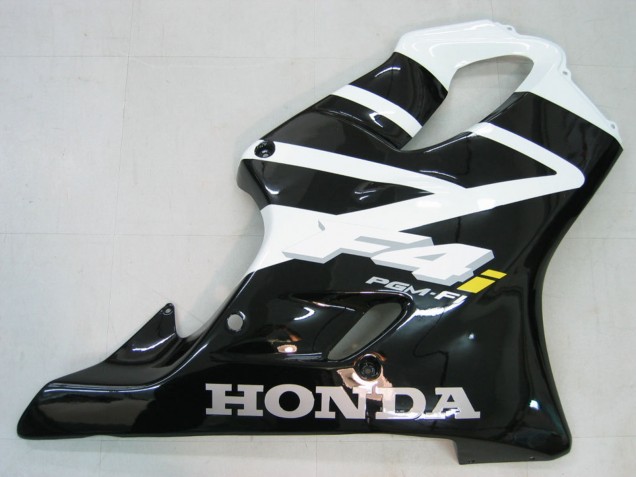 2004-2007 Honda CBR600 F4i Motorcycle Fairing - White Glossy Black UK