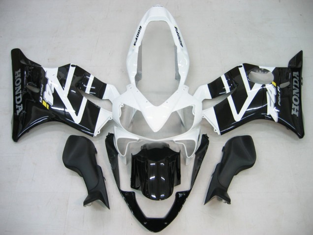 2004-2007 Honda CBR600 F4i Motorcycle Fairing - White Glossy Black UK