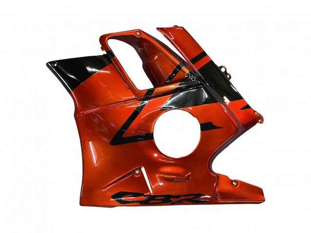 1991-1994 Honda CBR600 F2 Motorcycle Fairings - Orange Glossy Black UK