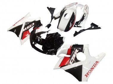 Custom 1991-1994 Honda CBR600 F2 Motorcycle Fairings - White Red Glossy Black UK