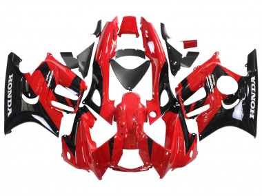 Custom 1997-1998 Honda CBR600 F3 Motorcycle Fairings - Red Glossy Black UK