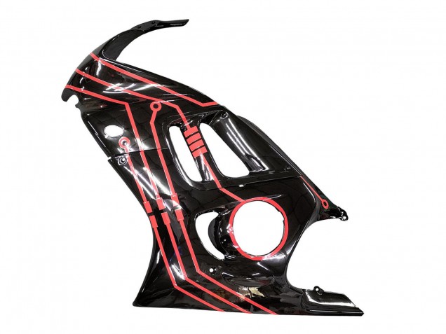 1997-1998 Honda CBR600 F3 Motorcycle Fairing Kits - Red Glossy Black UK