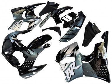 Custom 1992-1993 Honda CBR900RR 893 Motorcycle Fairings - Silver Glossy Black UK