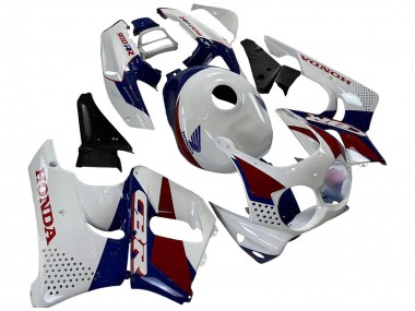 Custom 1992-1993 Honda CBR900RR 893 Motorcycle Fairings - White Red Dark Blue UK
