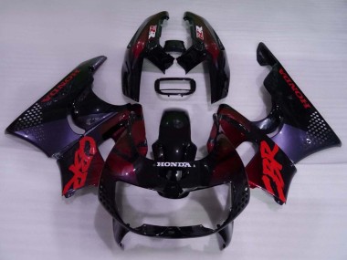 Custom 1994-1995 Honda CBR900RR 893 Motorcycle Fairings - Dark Blue Maroon Red Glossy Black UK