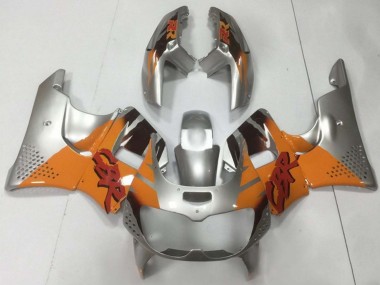 Custom 1994-1995 Honda CBR900RR 893 Motorcycle Fairings - Silver Orange UK
