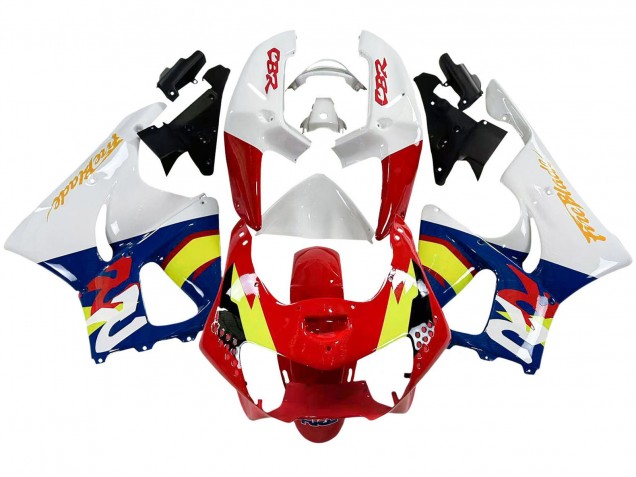 1998-1999 Honda CBR900RR 919 Motorcycle Fairings - White Red Yellow Blue UK
