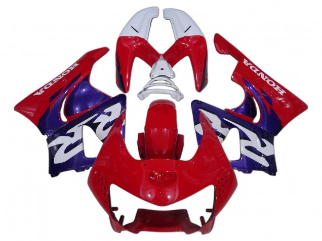 1998-1999 Honda CBR900RR 919 Motorcycle Fairing - White Red Blue UK