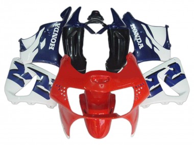 Custom 1998-1999 Honda CBR900RR 919 Motorcycle Fairings - White Red Blue UK