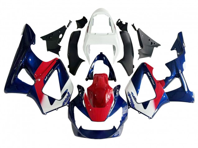 2000-2001 Honda CBR900RR 929 Motorcycle Fairing - White Red Blue UK
