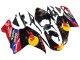 2007-2014 Ducati 848/1098/1198 Motorcycle Fairings - Glossy Black Yellow Blue Red Bull UK