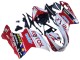 2007-2014 Ducati 848/1098/1198 Motorcycle Fairings - White Red Glossy Black Valsir Xerox UK