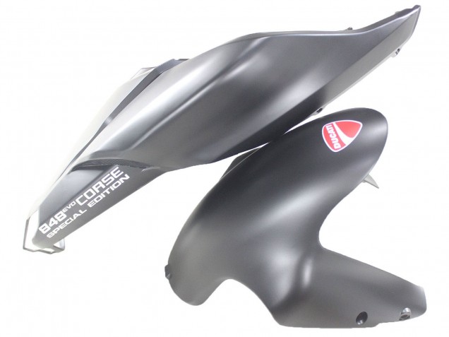 2007-2014 Ducati 848 Motorcycle Fairings - Matte Grey UK