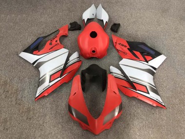Custom 2015-2020 Ducati 959 Motorcycle Fairings - White Red Silver Black UK